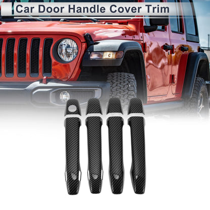Carbon Fiber Black Door Handle Cover for Toyota Prius (2009-2015)