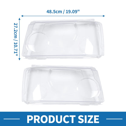 Front Left Right Headlight Lens Covers for Land Rover Range Rover Sport (2006-2013)