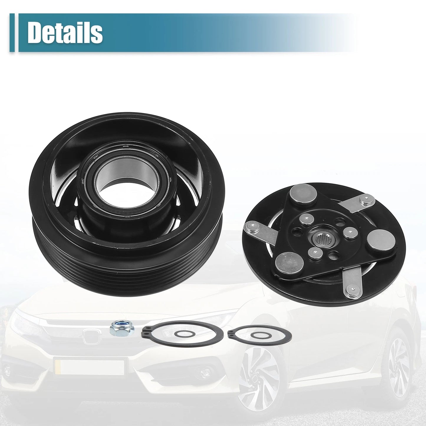 AC Compressor Clutch Set for Honda Civic 1.7L (2001-2005)