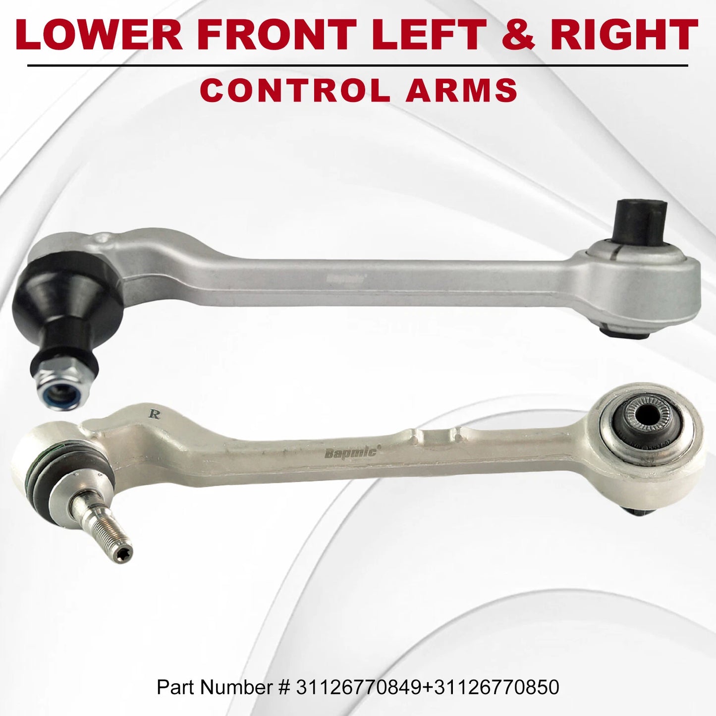 Lower Front Left & Right Control Arms for BMW E82 E87 E88 E90 E91 E92 E93 (06-14)