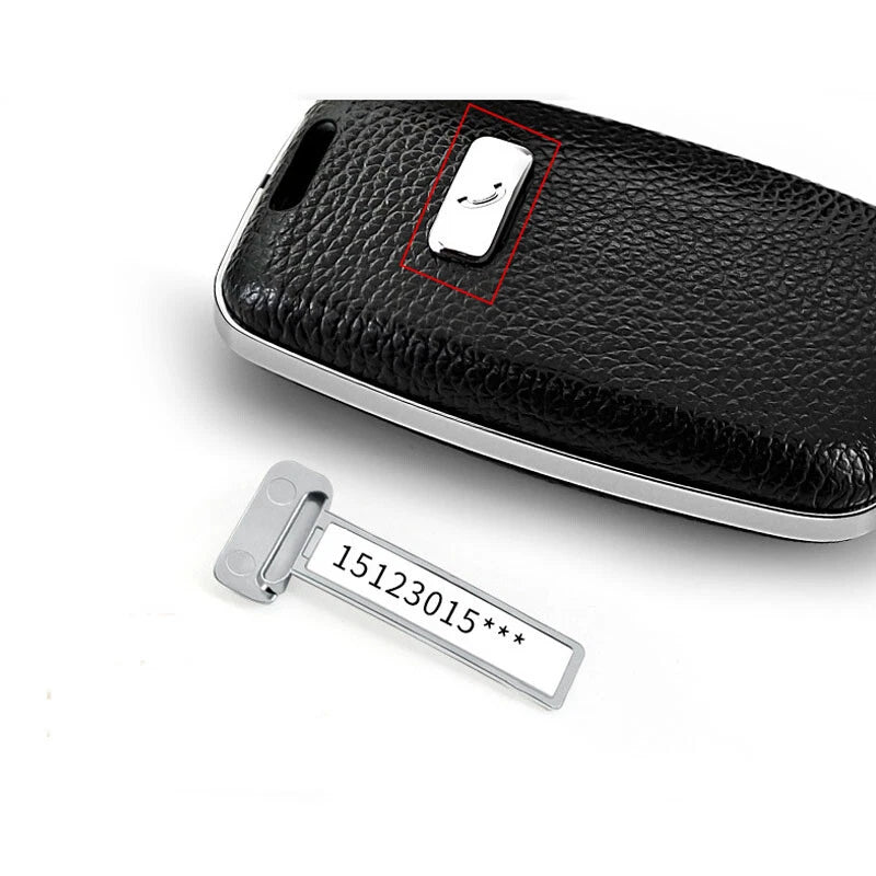 Leather White FOB Key Cover Bag Case Fit For Land Rover LR4 Discovery Sport