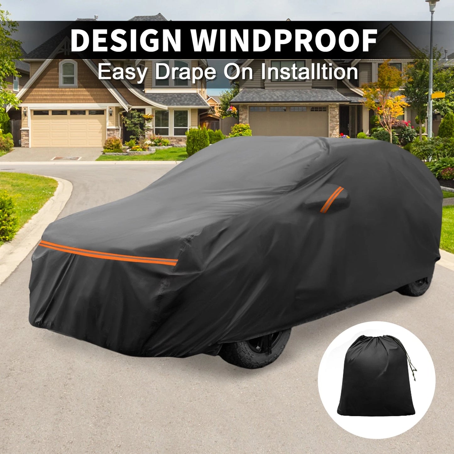 Waterproof Spunlace Cotton Car Cover for Hyundai Kona (2017-2023)