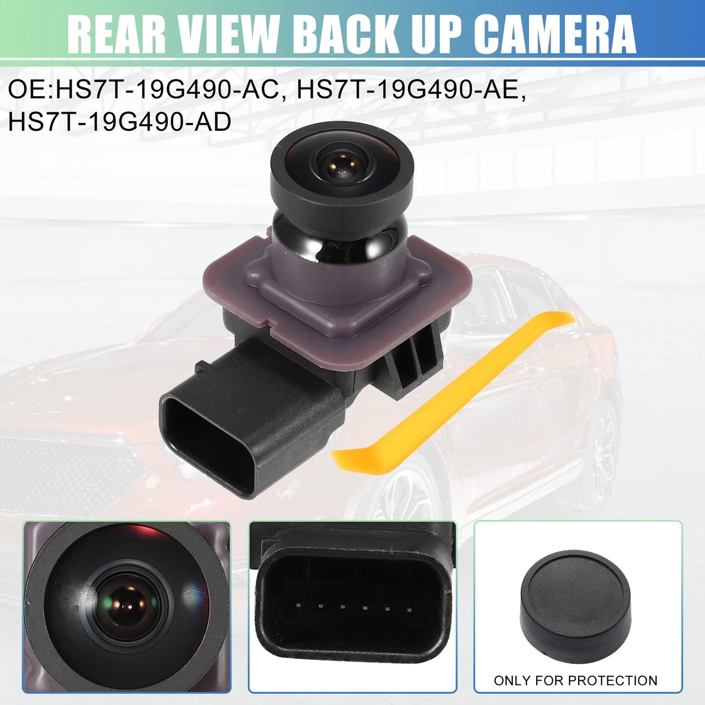 Rear View Backup Camera & Pry Bar for Ford Fusion (2017-2020)