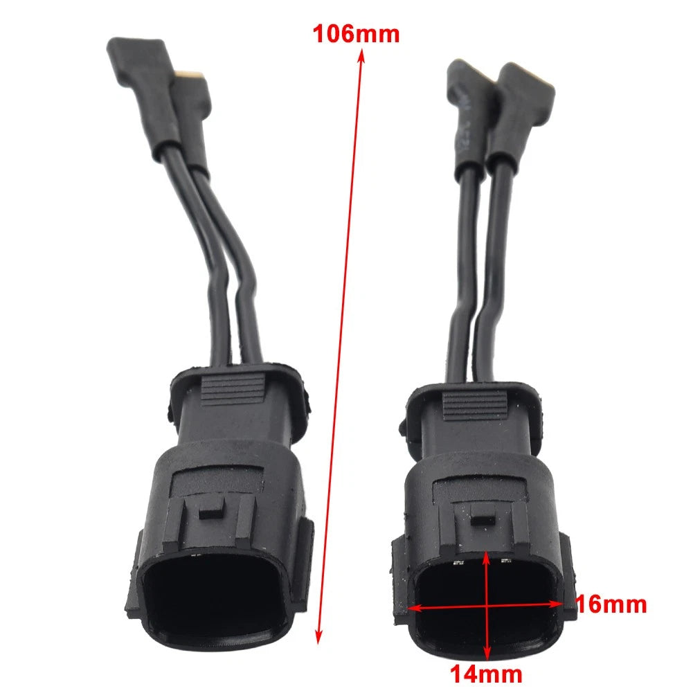 Plastic Car Horn Speaker Adapter Wiring Harness for Hyundai Pony (1982-1987)