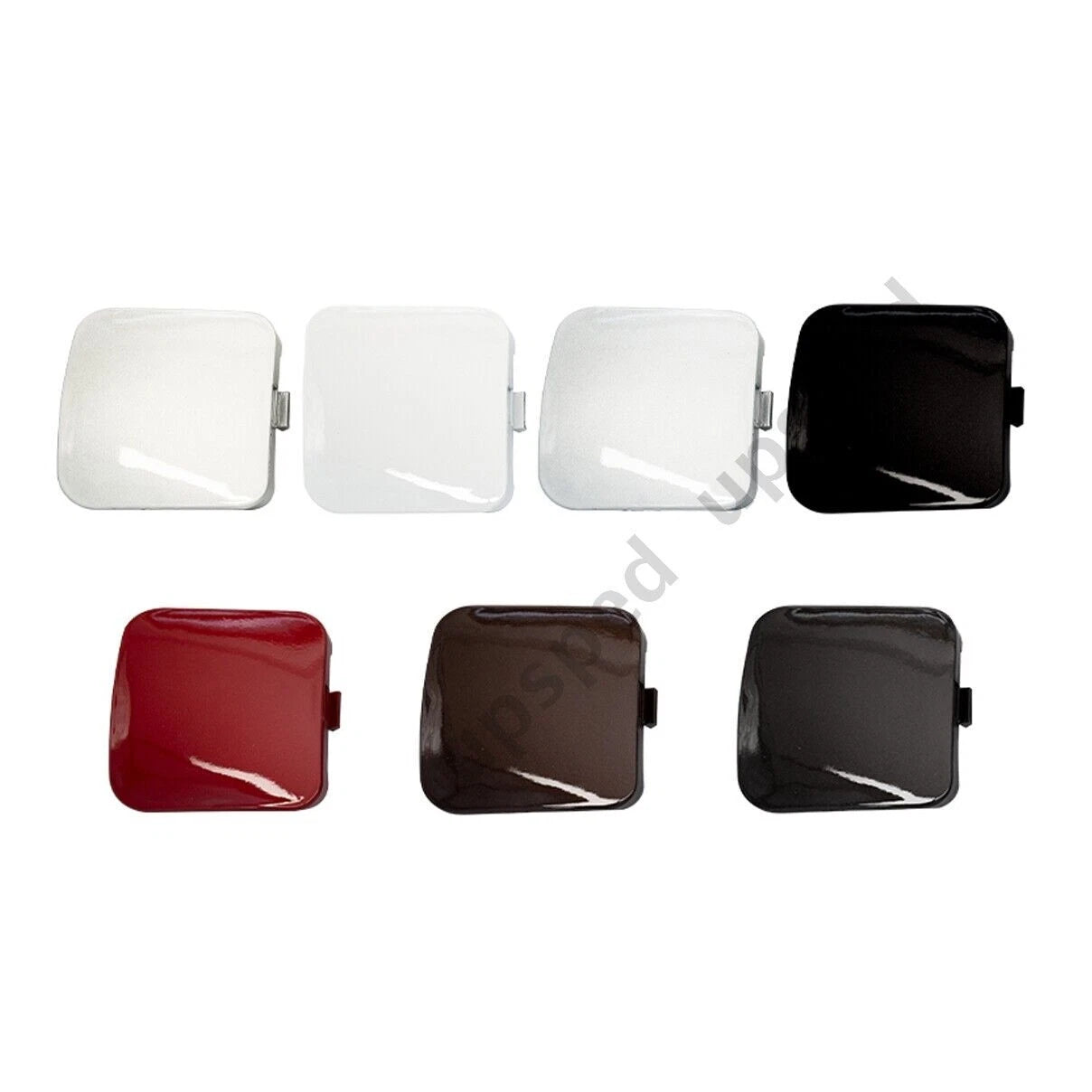 Pair Front Bumper Tow Hook Hole Eye Cover Cap for Toyota RAV4 (2009–2012)