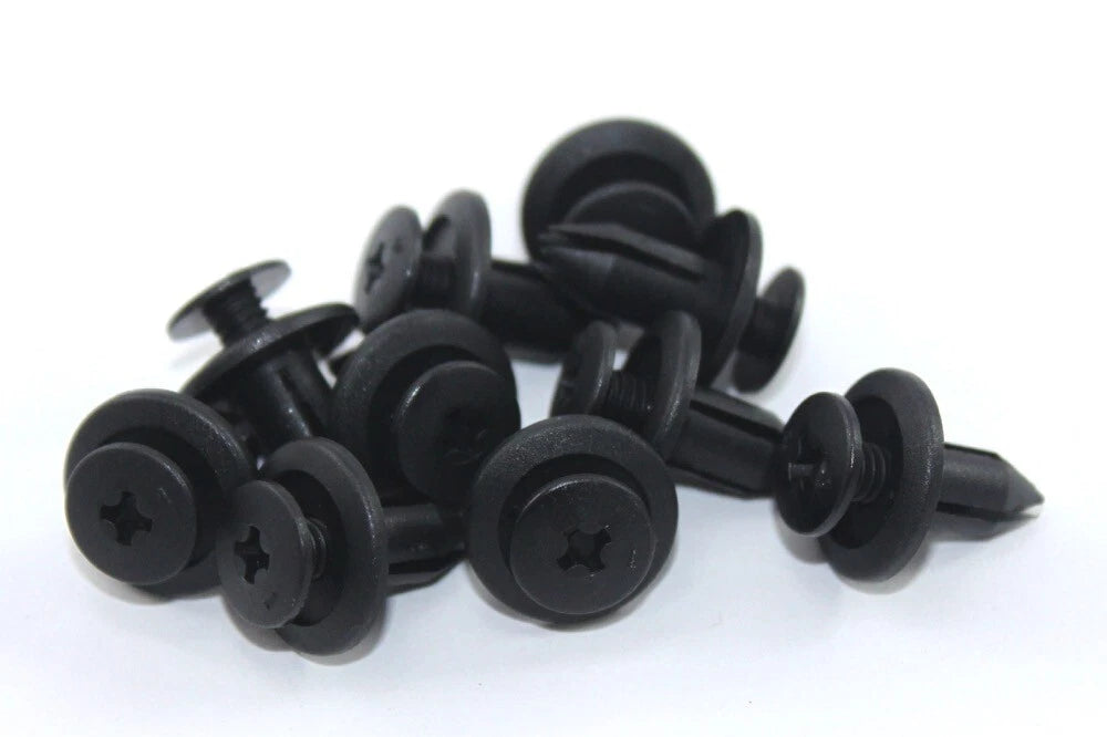 10x 6mm Plastik Schrauben Nieten Scrivet Verkleidung Panel Clips for Yamaha