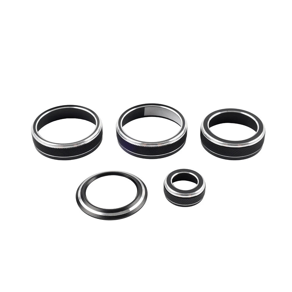 Black AC Volume Switch Button Ring for Lexus NX250 NX350h (2022-2024)