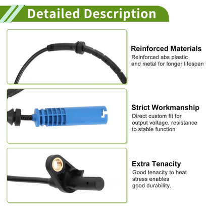 ABS Wheel Speed Sensor for BMW 745Li 2002-2003 V8 4.4L (2002-2003)