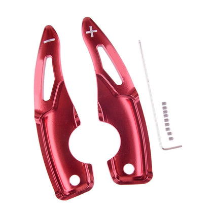 Red Steering Wheel Paddle Extensions for Subaru BRZ, Toyota 86, GR86