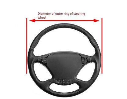 Breathable 3D Anti Slip Steering Wheel Cover for Trucks Buses