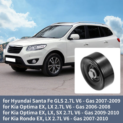 Drive Belt Idler Pulley for Hyundai Santa Fe, Kia Rondo (2001-2012)