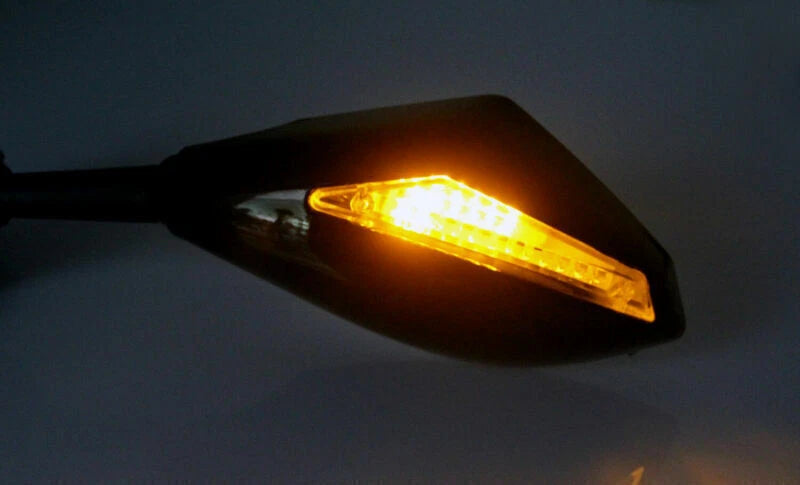 Motorcycle Mirror Turn Signal for Honda Kawasaki Suzuki Yamaha Ducati