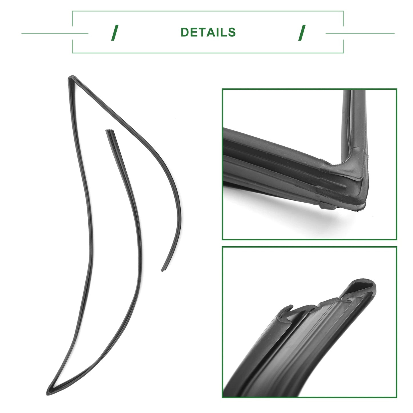 Front Right Door Window Run Channel Seal Strip for Toyota (No.6814112511)