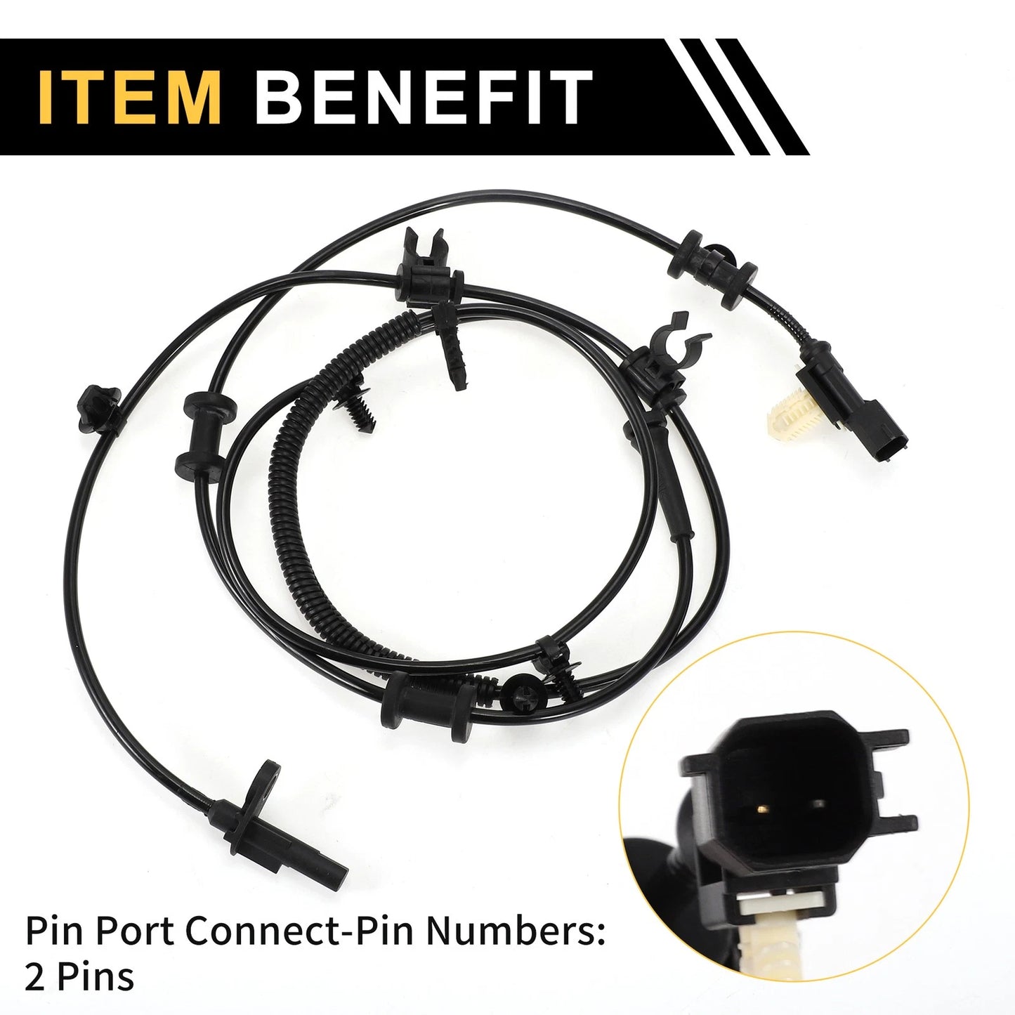 ABS Wheel Speed Sensor Rear Right for Ford F-250 Super Duty (2011-2016)