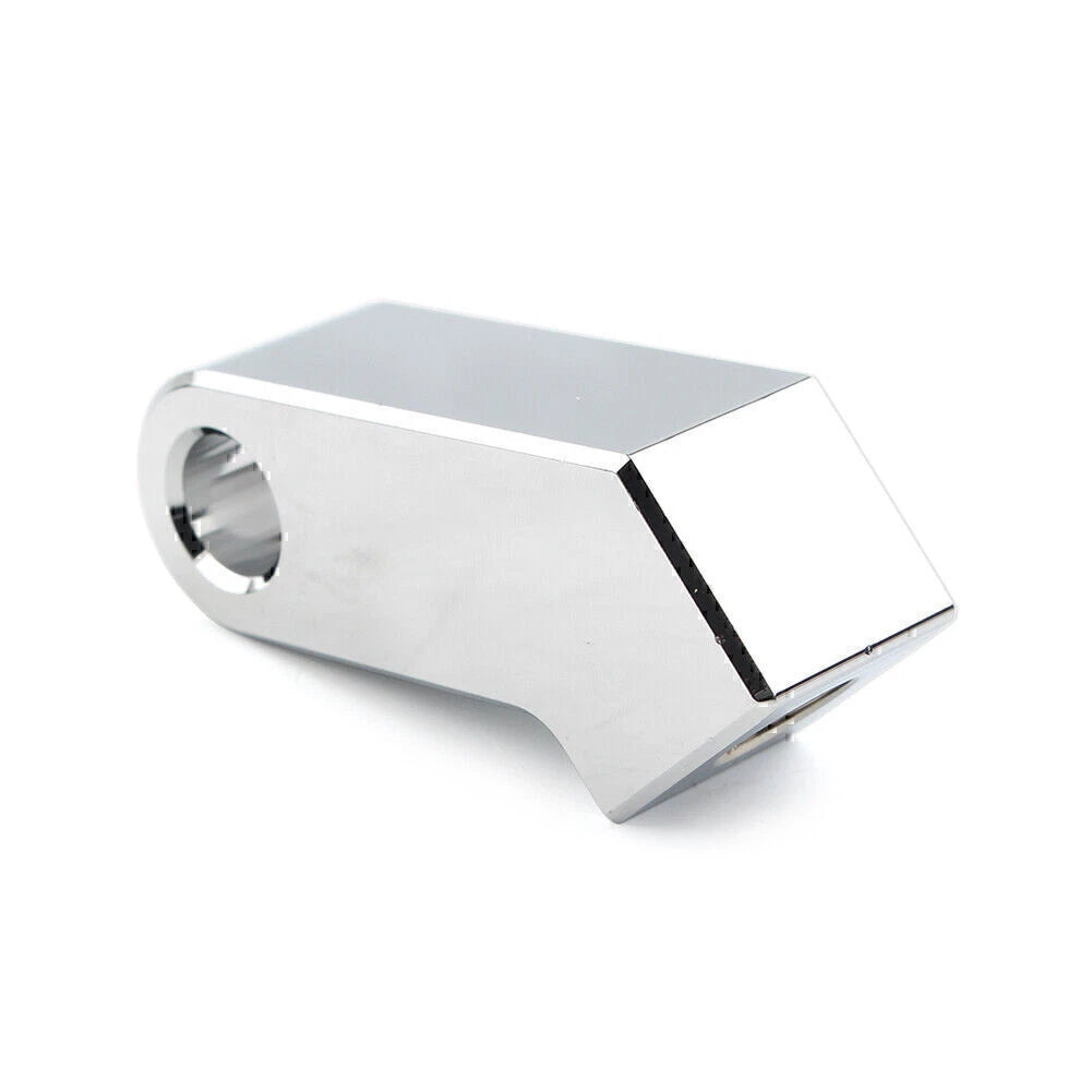 Chrome Headlight Mounting Block Bracket for Harley Custom Headlight