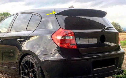 Rear Roof Window Spoiler for BMW 1 Series E87 Hatchback (2005-2011) Gloss Black