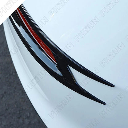 Glossy Black ABS Rear Bumper Reflector Cover for Honda Civic (2022)