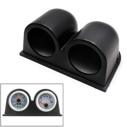 Dual Hole Dash Gauge Pod Holder for 2 x 52mm Gauges