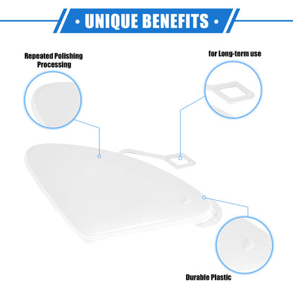 Front Bumper Tow Hook Eye Hole Cover for BMW 3 Series (2012-2015) White
