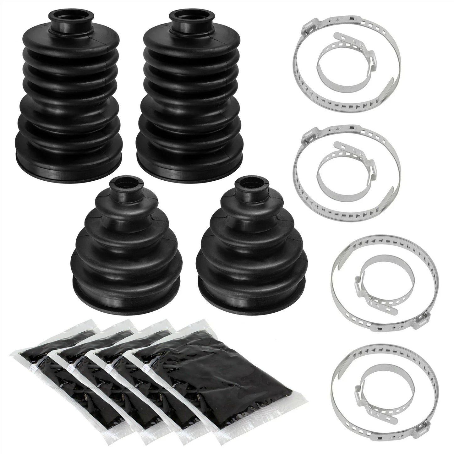 Diesel Rear Axle CV Boot Kit for John Deere AM141488/AM141487, 2 Sets