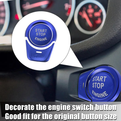 Start Stop Button Cover for BMW 2 3 4 5 6 7 X1 X3 X4 M2 M3 M4 M5 (2014-2023)