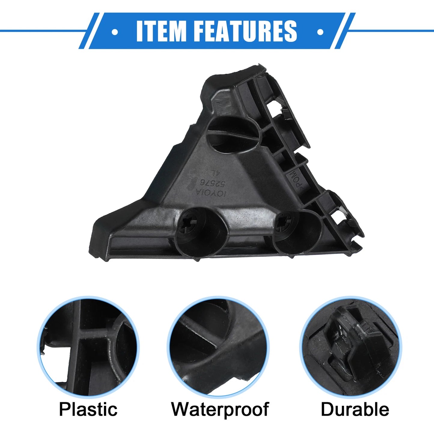 Bumper Mounting Support Bracket  for Toyota Camry (2007-2011) Black