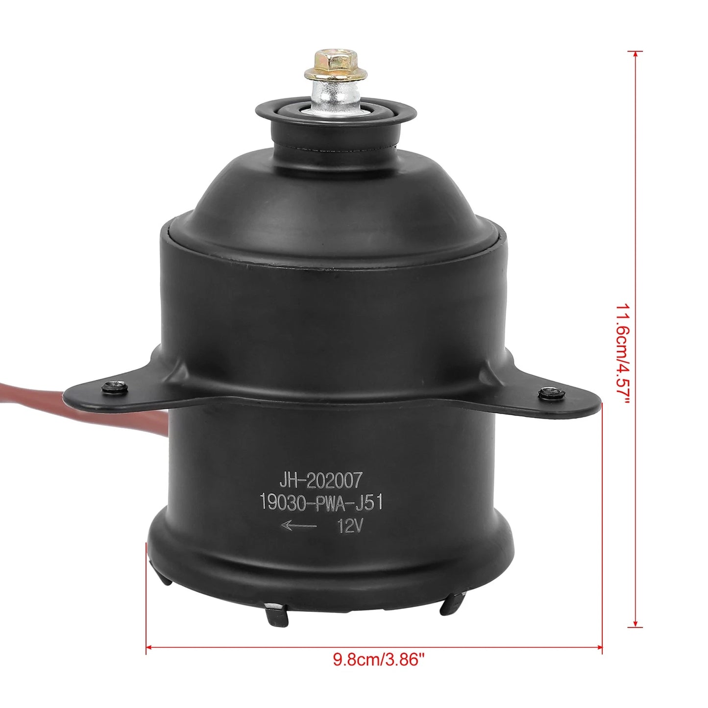 Replacement Radiator Cooling Fan Motor for Honda Fit II (2002-2008)