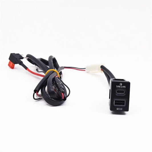 18W Type-C + QC3.0 Fast Car Charger for Honda Accord Civic City Fit CR-V
