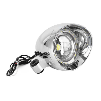 Angel Eye Headlight Fog Light for Harley Dyna Glide Bobber (2006-2023)