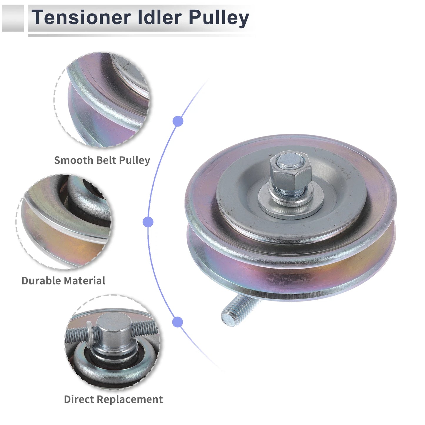Drive Belt Idler Pulley for Mitsubishi Montero Sport (1997-2004) 1 Pc