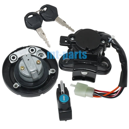 Ignition Key Switch & Fuel Tank Cap Lock Set for Kawasaki KL250 Super Sherpa (1997-2011)