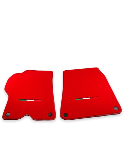 Red Floor Mats for Ferrari California Convertible 2008-2014 Italy Logo