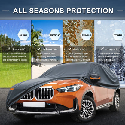 Waterproof Aluminum Film Inner Cotton Car Cover for BMW X1 (2009-2024)