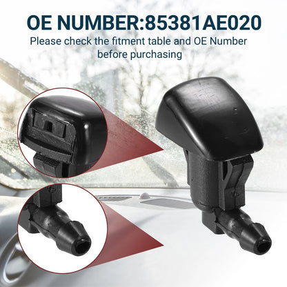 Windshield Washer Nozzle Set for Toyota Sienna (2004-2010)