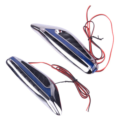 LED Side Marker Light Turn Signal Lamps for Universal Car - Blue