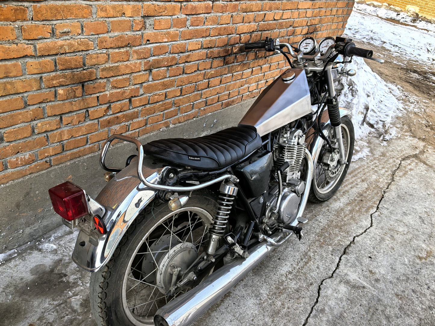 Fuel Tank for Yamaha SR400 SR500 (Unpainted) (1976-2023)
