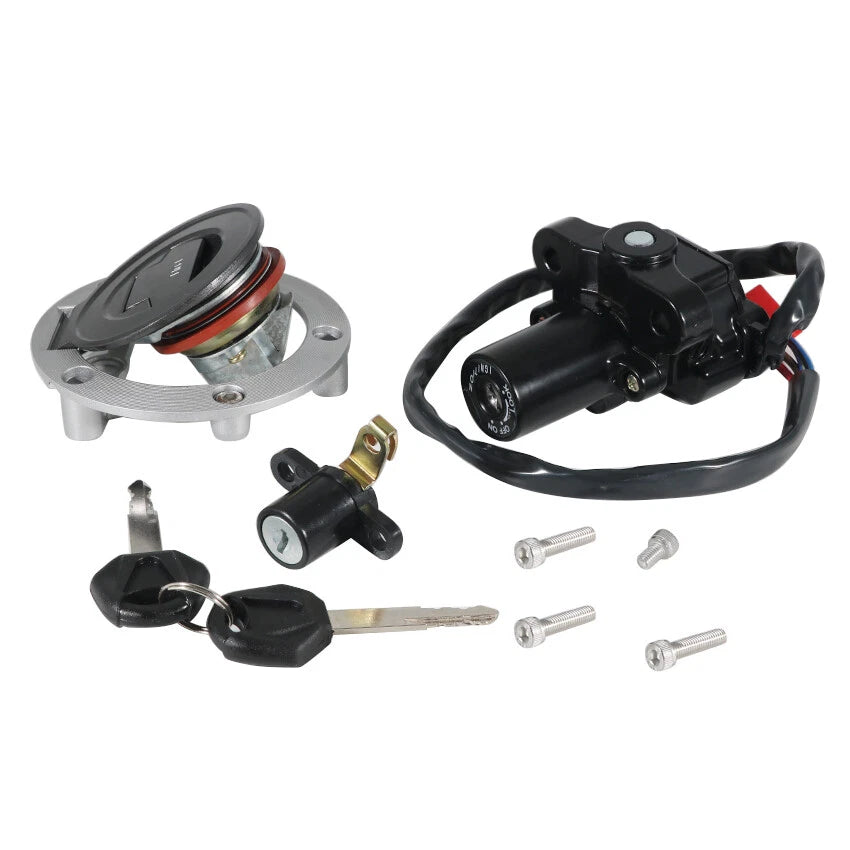 Ignition Key Switch & Fuel Tank Cap Set for Yamaha VSTAR XVS1300 (2007-2015)