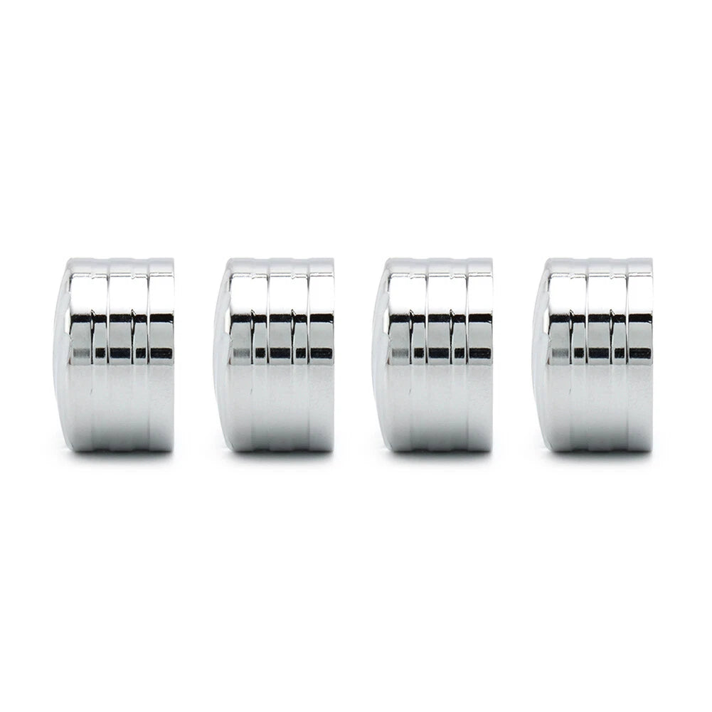 4 x Chrome Machined Head Bolt Cover Caps for Triumph T120 Thruxton (2016-2023)