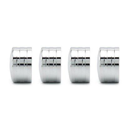 4 x Chrome Machined Head Bolt Cover Caps for Triumph T120 Thruxton (2016-2023)
