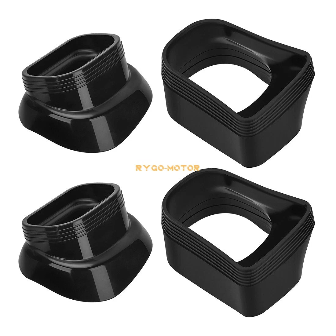4 Pack / Ram Air Intake Duct Rubber Boots for Suzuki GSXR GSX-R (1996–2000)