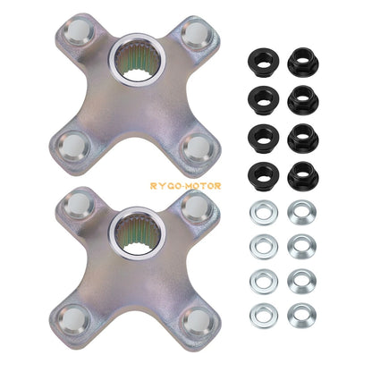2x Rear Wheel Hubs & Lug Nuts for Honda Sportrax 300-450 FourTrax 250