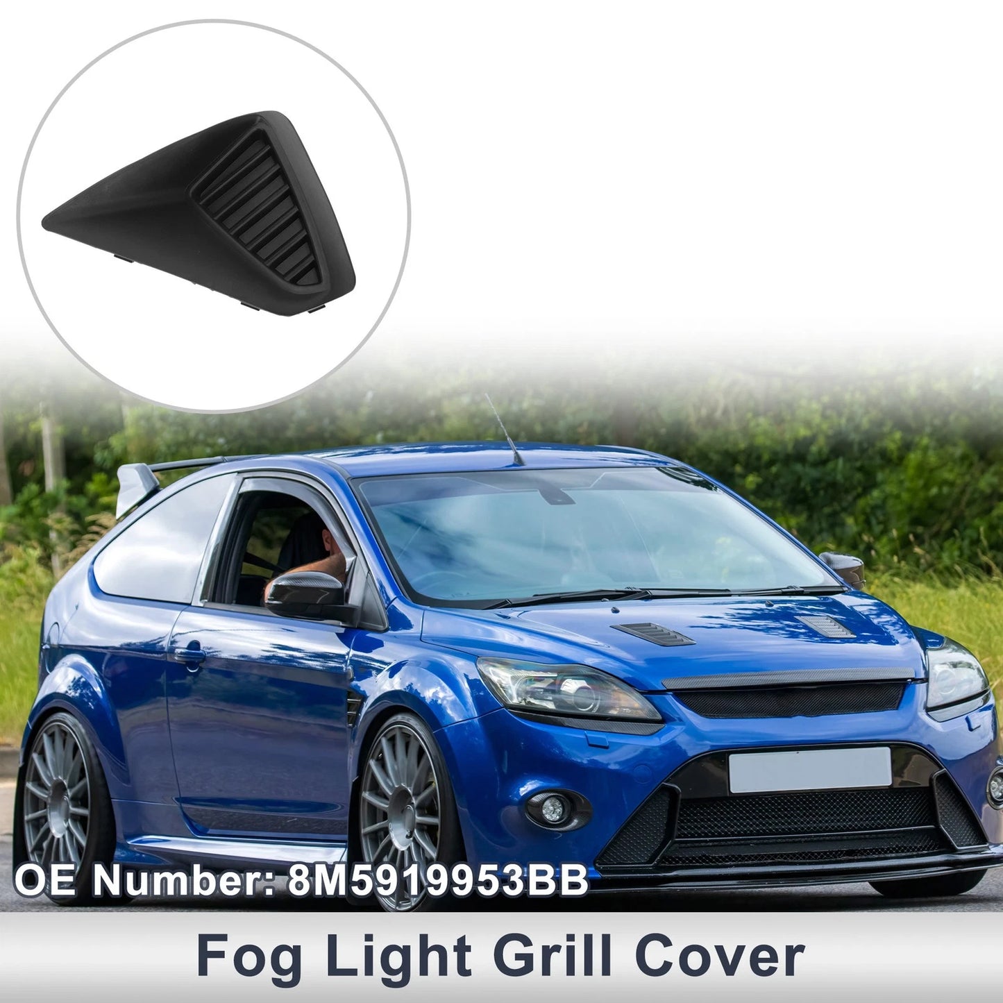 Fog Light Grill for Ford Focus MK2 2009-2011 (1 x)