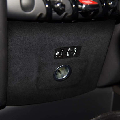 Alcantara Cigarette Lighter Device Trim Fit For Mini Cooper Countryman F60 2018+