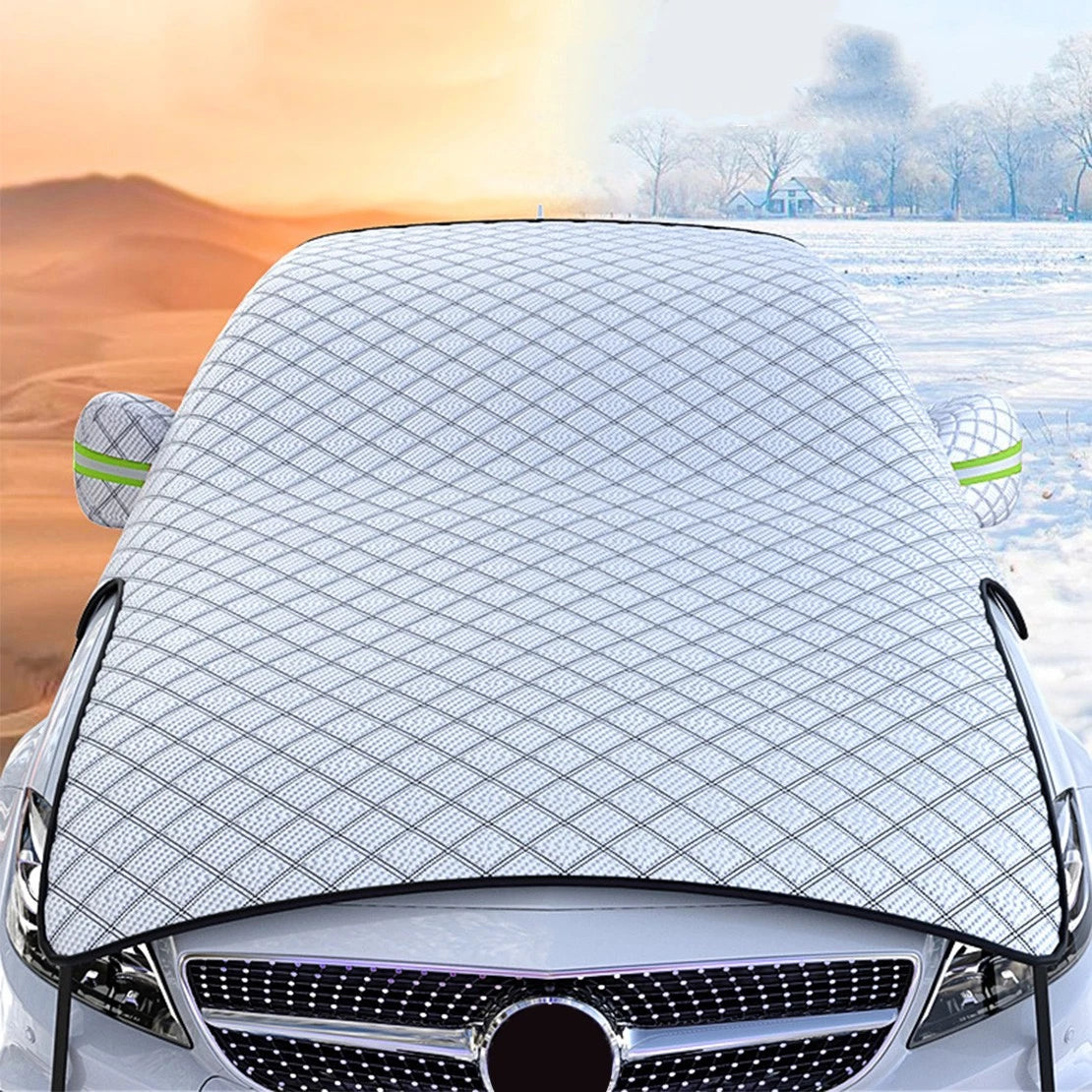 Magnetic Windscreen Sun Shade Cover for Car - Front Snow Protection