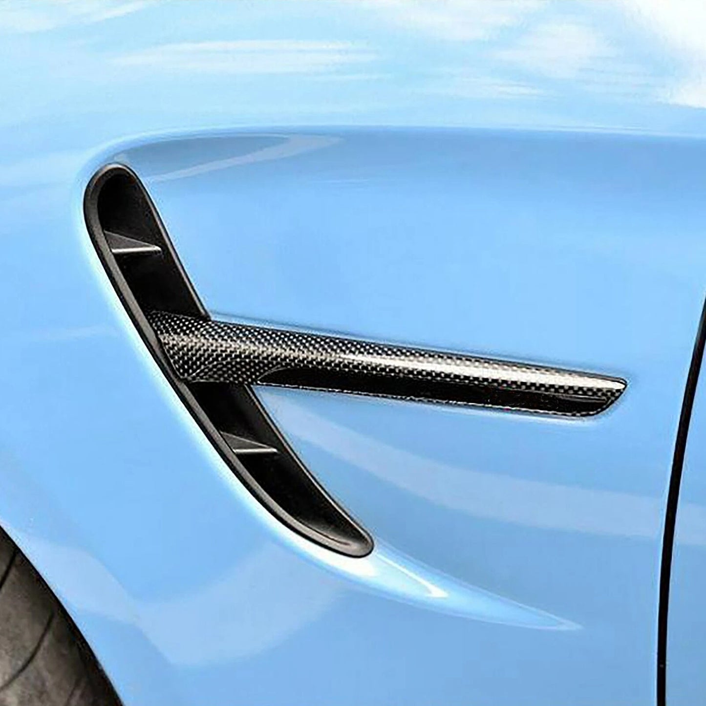 Carbon Fiber Side Air Vent Trim for BMW M3 M4 F80 F82 F83 (2015-2021)