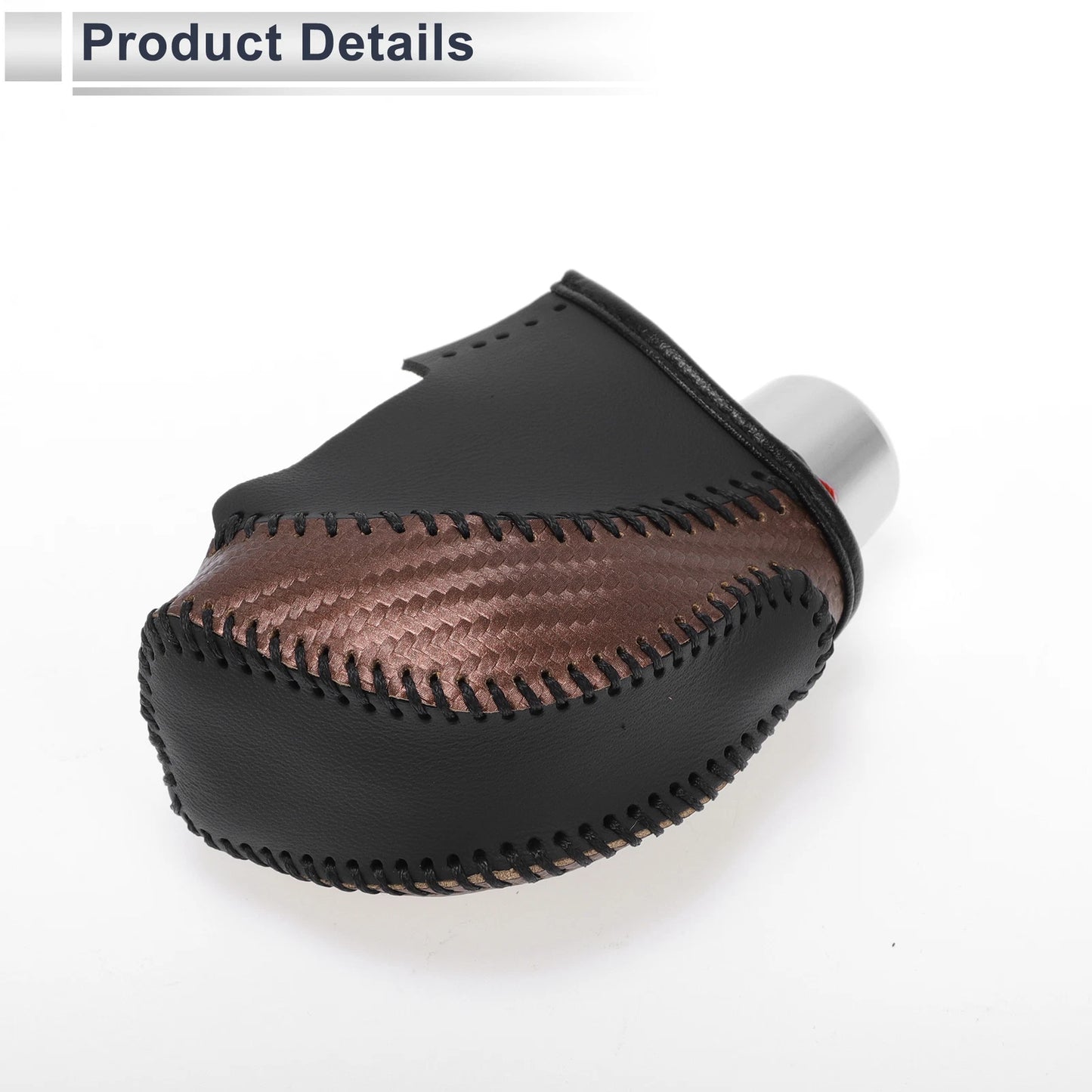 Car Gear Shift Knob Cover for Subaru Impreza (2017-2023) Brown Carbon Fiber