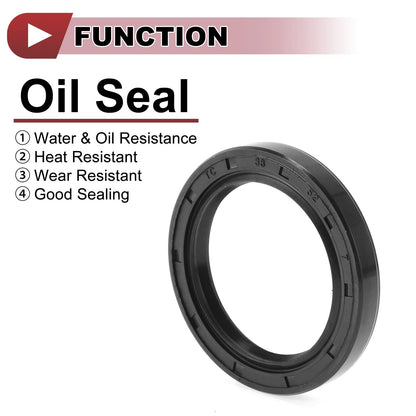 Rotary Shaft Seal 38x52x7mm Nitrile 70D Rubber 5 Pcs for MakeModel