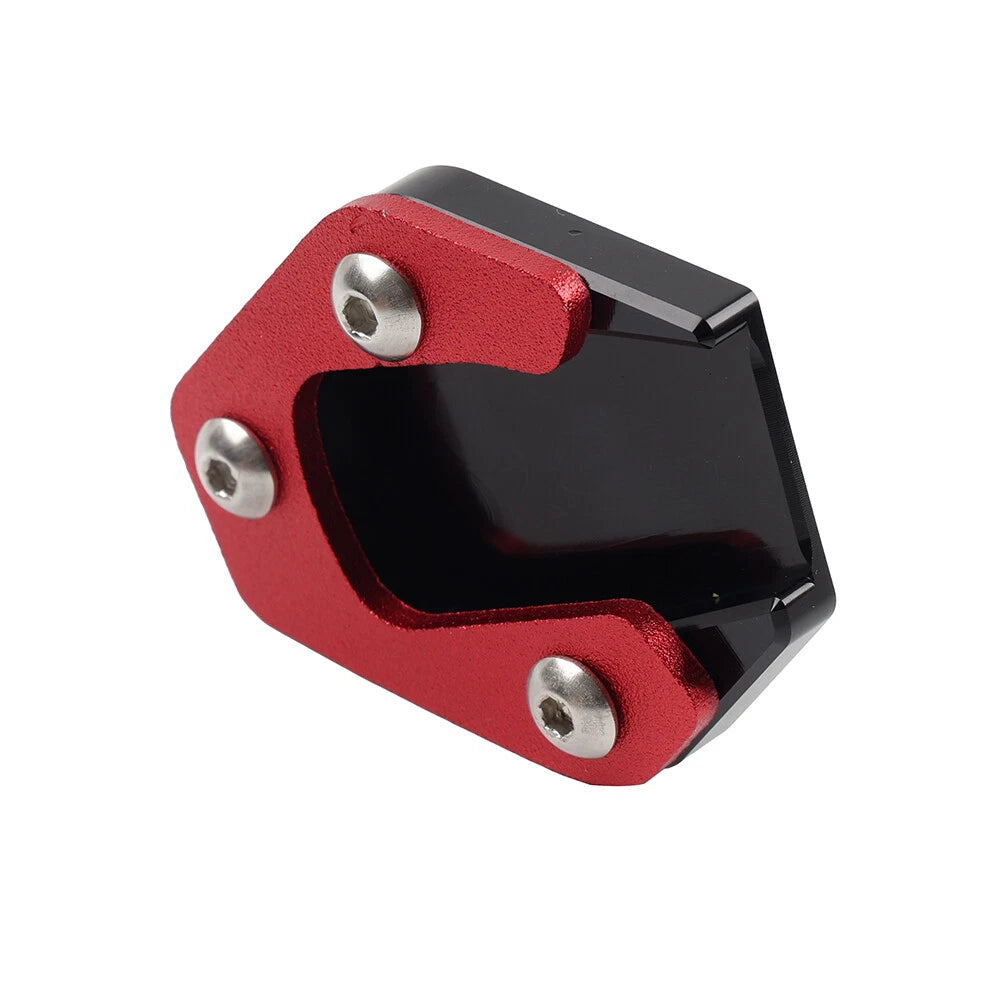 Red Kickstand Sidestand Foot Enlarger Pad for HONDA DAX125 MONKEY GROM MSX 125