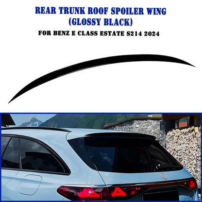 1x Rear Boot Spoiler Lip for Benz E Class Estate S214 (2024) Gloss Black