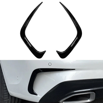 Rear Fog Light Eyebrow Black Cover Trim for BMW 3 Series (2019-2020)